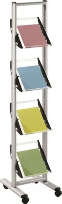 Produktbild von HELIT Prospektständer Displays Zeitschriftenständer Präsentationsständer 4x A4