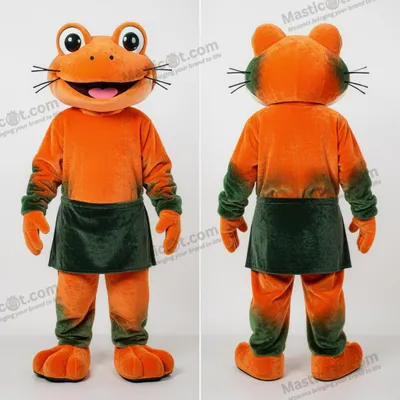 Produktbild von Breitäugiger MASTICOT Rost-Orangen-Frosch-Maskottchen
