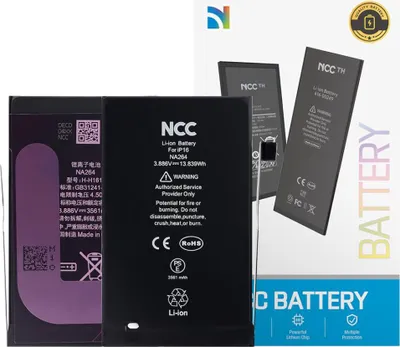 Produktbild von Kompatibel NCC Ersatzakku Akku Batterie Battery 3561 mAh  für Apple iPhone 16 A3287, A3081, A3286 & Werkzeug