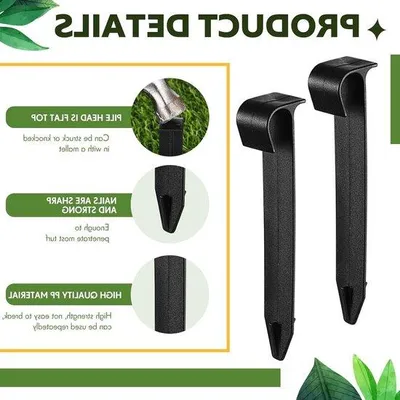 Produktbild von Gartenzubehör - Set aus 60 Stück Gründungsanker für Gartenschläuche
