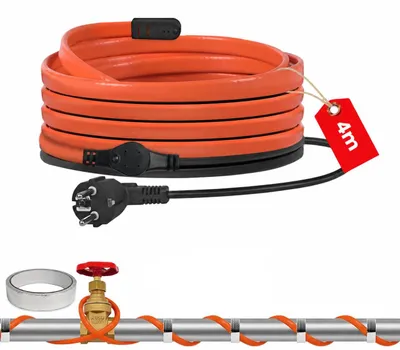 Obrázek produktu pro Topný kabel s termostatem, automatická ochrana proti mrazu