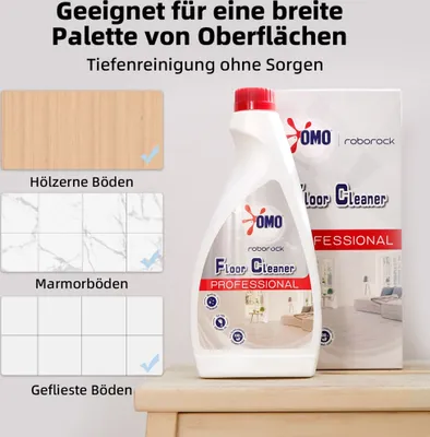 Obrázok produktu pre Roborock 6902088942569, Čistiaci roztok, Robotický vysávač, Šedá, Červená, Biela, 480 ml, Roborock