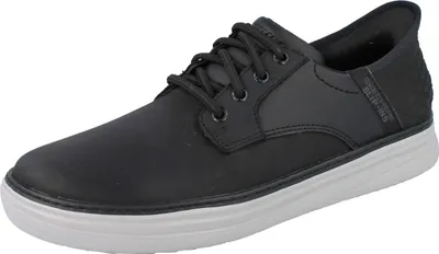 Produktbild von SKECHERS Slip-ins Herren Sneaker schwarz Leder Textil : 46 Schuhgröße: 46