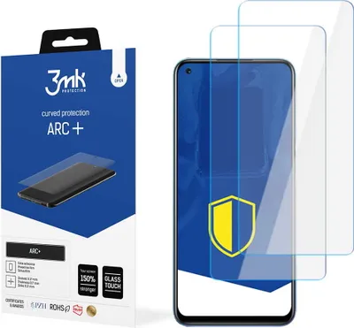 Produktbild von 3mk Display Schutzfolie ARC+ für Realme V13 5G  0,17mm Self-Heal (2 Stück)