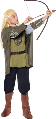 Produktbild von Der Herr der Ringe – Legolas Kostüm für Kinder Kindergröße: 140-152