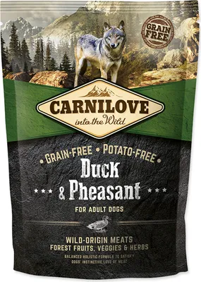 Obrázek produktu pro Carnilove Dog Duck & Pheasant Adult - kachna a bažant 1,5kg