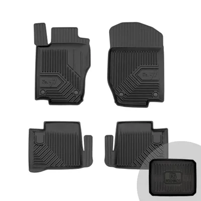 Produktbild von FROGUM No.77 Gummimatten Ganzjahresset von Auto Fußmatten Autofussmatten für Mercedes-Benz ML W164 2005-2011