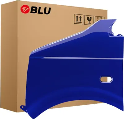 Image de BLU Aile Compatible avec VW Volkswagen Transporter T5 / Multivan LD5K Gauche Blau LapizBlau | 2003-2015 | Avant | Peint| Prêt à Monter | Galvanisé