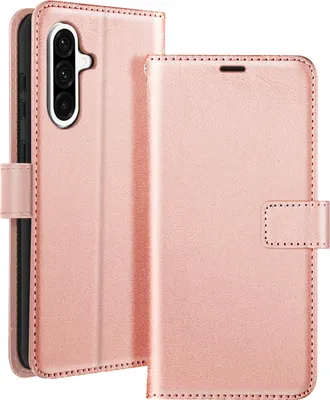 Produktbild von Mayaxess, Brieftaschenhülle für Samsung Galaxy A36 mit Handschlaufe, Champagnerrosa