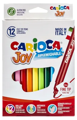 Immagine prodotto di Carioca - Set assortito di 12 pennarelli Joy