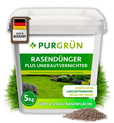 Produktbild von Purgrün Rasendünger mit Unkrautvernichter 5 kg