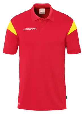 Image de Polo Uhlsport Squad 27 Hommes - Rouge / Jaune