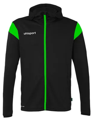 Produktbild von Uhlsport Squad 27 Track Hood Jacke - schwarz/fluo grün, Größe:5XL