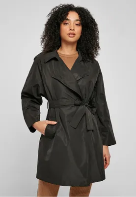 Produktbild von Urban Classics Crinkle Nylon Minimal Jacke Schwarz XS Frau Schwarz XS