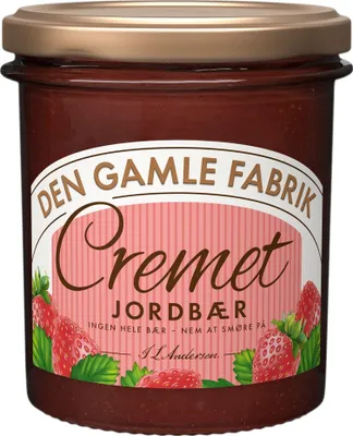 Produktbild von Den Gamle Fabrik Cremet Erdbeere 350g