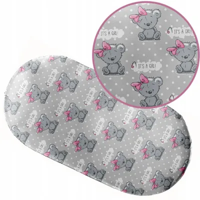 Produktbild von Spannbettlaken mit Gummizug 38x80 cm für Kinderwagen Moseskorb Wiege 100% Baumwolle