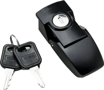 Produktbild von Puig Mega Box With Key Topcase-verschluss Schwarz Schwarz One Size