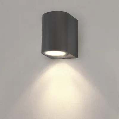 Produktbild von Ledvion 2er Set Wandleuchte IP54 35W GU10 rund dimmbar ohne Leuchtmittel