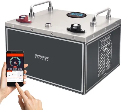 Produktbild von Syntrox Energy LiFePO4 Batterie 100Ah 12V BMS Bluetooth IP65
