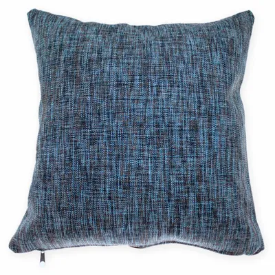 Produktbild von Kissenhülle 40x40 cm blau grau Strukturgewebe Multicolor Kissenbezug  Deko Kissen