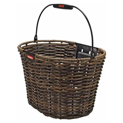 Zdjęcie produktu dla Koszyk na kierownicę KLICKfix Structura Oval brązowy 0376OBR