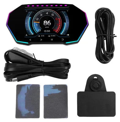 Produktbild von Auto-OBD-HUD-Display, GPS-Tachometer, Neigungsmesser, Beschleunigungsmesser, automatische Anpassung der Bildschirmhelligkeit für die meisten Fahrzeuge