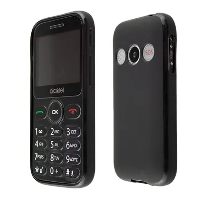 Obrázok produktu pre caseroxx ochranný obal TPU kryt kompatibilný s Alcatel 2019G / 2020X, gumená taška na mobilný telefón čierna