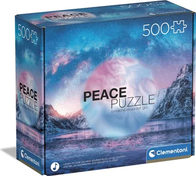 Zdjęcie produktu dla Puzzle 500 elementów Pokój - Jasnoniebieskie