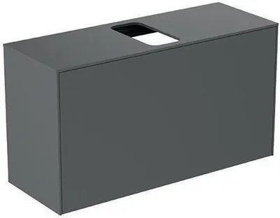 Produktbild von Schubladenfront CONCA für WTU, 980x536mm anthrazit matt anthrazit matt