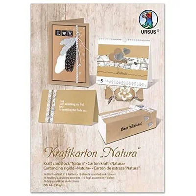 Obrázek produktu pro URSUS Blok silného kartonu „Natura“, DIN A4