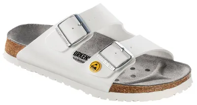 Produktbild von Birkenstock ESD-Sandale Arizona, Größe 38, weiß, normal