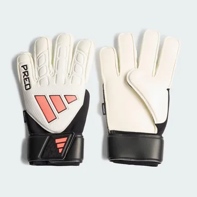 Obrázok produktu pre Brankárske rukavice adidas Predator Match Fingersave, biela/čierna/solárna turbo biela/čierna/solárna turbo, veľkosť 10
