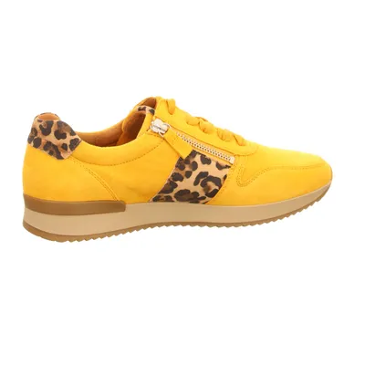 Produktbild von Gabor Jollys Damen Schnürschuhe Sportlich Gummisohle Gelb