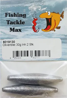 Produktbild von FTM Olivenblei - Angelgewichte , Gewicht / Inhalt:30g / 2 Stück