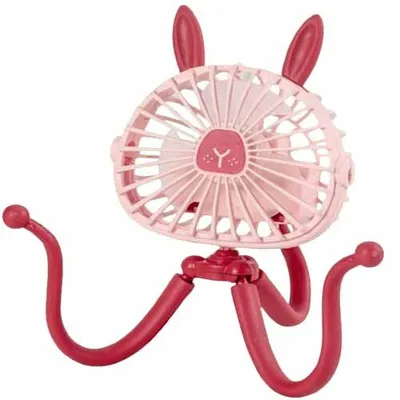 Obrázek produktu pro Mini dětský ventilátor růžový