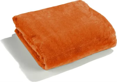 Obrázek produktu pro super měkká XL deka 150x200 cm flanelová deka bez žmolků Typ176 oranžová