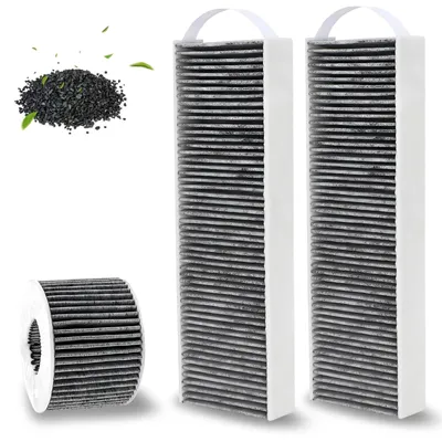 Aktivkohlefilter 2er-Pack für Bora Pure PUAKF, 425x130x50 mm