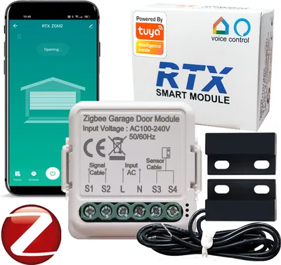 Produktbild von RTX GARAGENTORSTEUERGERÄT ZIGBEE TUYA SMART + KONTAKTSENSOR-Modul