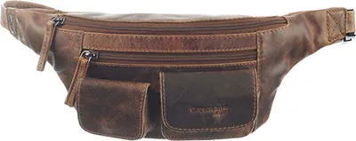 Produktbild von GreenLand Nature Leder Gürteltasche Umhängetasche Montana Waistbag Brown braun