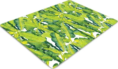 Produktbild von Stuhlunterlage Bürostuhlunterlage 120 cm x 90 cm Bodenmatte Bürostuhlunterlage - Aquarellblätter