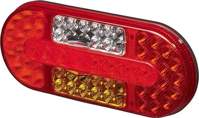 Productafbeelding van Achterlicht met 6 functies, afmetingen 323x134mm, 54 LED's, links