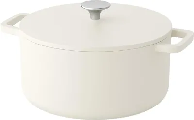 Obrázok produktu pre Liatinový hrniec, priemer 20 cm, objem 2,5 litra, bez PFAS, vhodný na indukciu