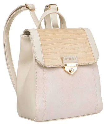 Immagine prodotto di Peterson | zaino da donna, in pelle ecologica, beige, 21x26x10 cm