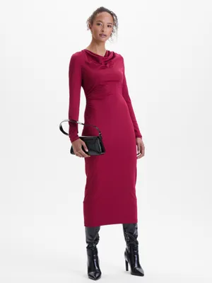 Produktbild von Orsay Burgunderrotes Midikleid für Damen M
