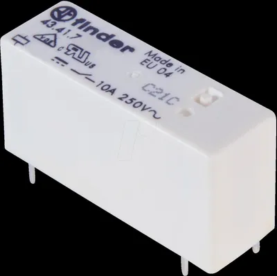 Produktbild von Finder Printrelais 43.41.7.024.0000 1W 10A 24VDC