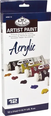 Produktbild von Royal & Langnickel ACR21-12 Set Acrylfarben 12 x 21 ml