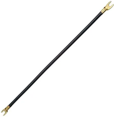 Productafbeelding van Bedradingsbrug met vorkschoen, kabel H 07 V-K 6 mm², 265 mm, zwart