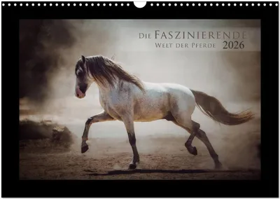 Produktbild von Die Faszinierende Welt der Pferde (Wandkalender 2026 DIN A3 quer), CALVENDO Monatskalender