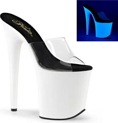 Produktbild von FLAMINGO-801UV Damen Slipper von Pleaser, Transparent EU 38, US 8