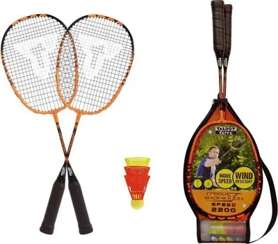 Obrázek produktu pro Badmintonová sada Schildkröt Speed 2200, lehké hliníkové pálky, včetně 3 míčků, ideální pro volný čas